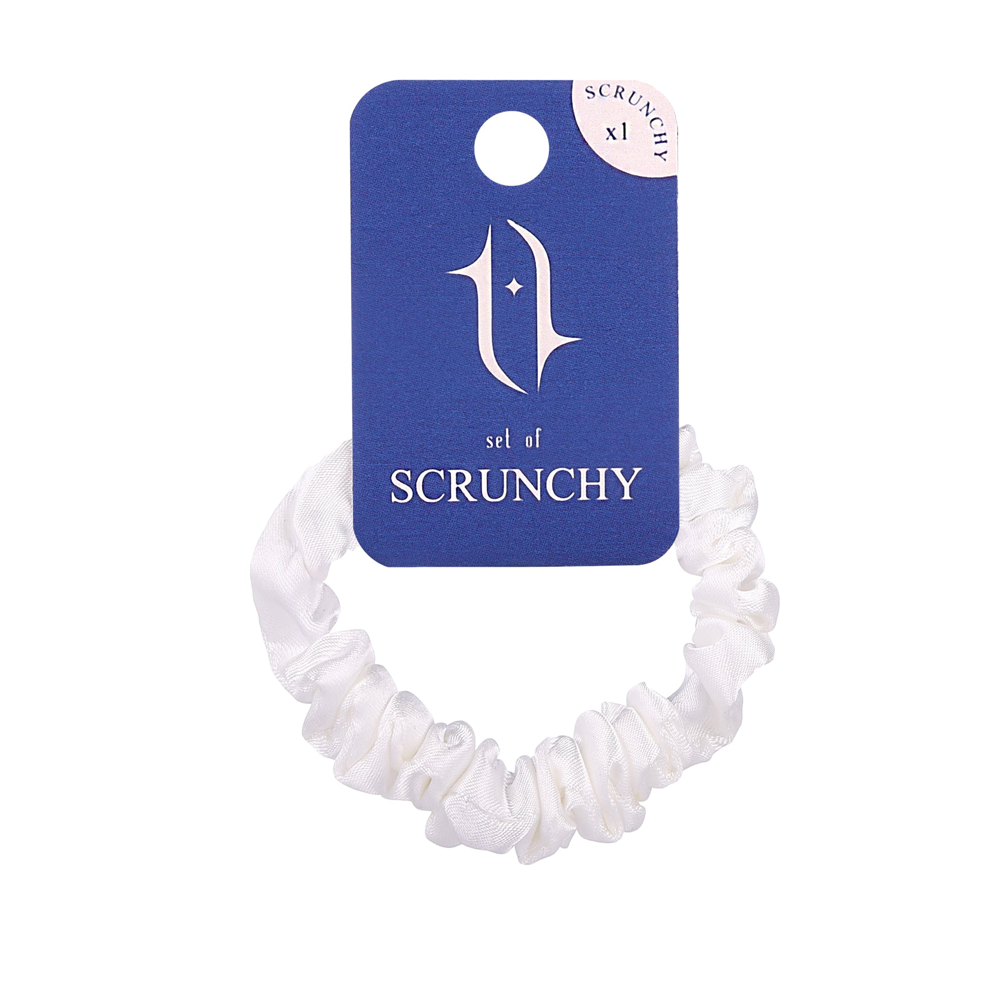 Резинка для волосся Tito Beauty, перлинно-біла, 1 шт