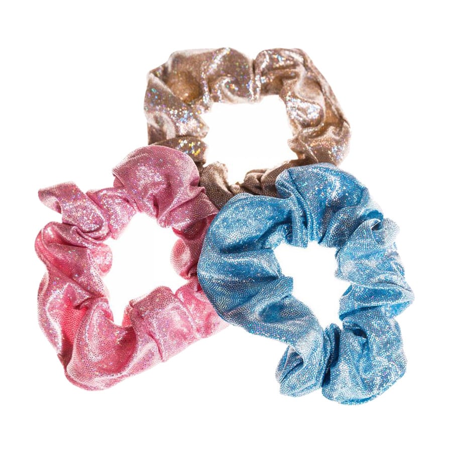 Резиночки для волосся Shokky Bandz Scrunchies Мега блиск, 3 шт (AW42926-3)