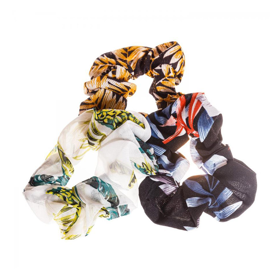 Резиночки для волосся Shokky Bandz Scrunchies Пляжний відпочинок, 3 шт (AW42926-2)