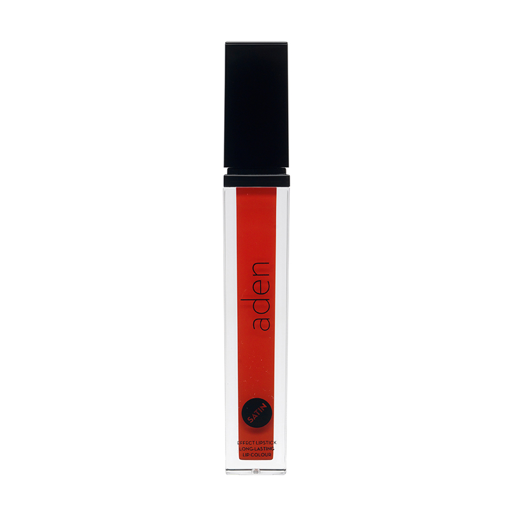 Рідка матова помада Aden Satin Effect Lipstick 05 Bright Coral, 7 мл