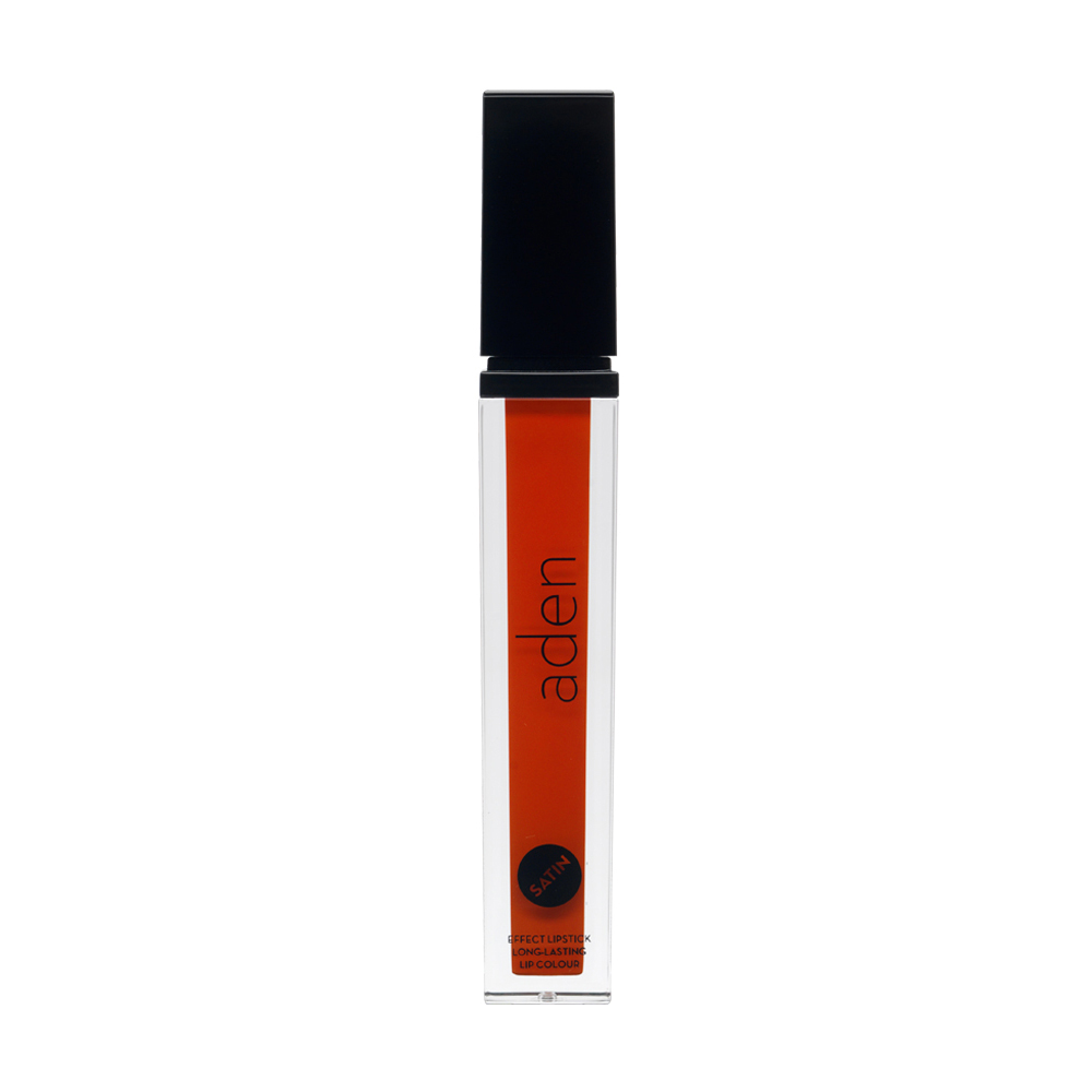 Рідка матова помада Aden Satin Effect Lipstick 06 Vivid Orange, 7 мл