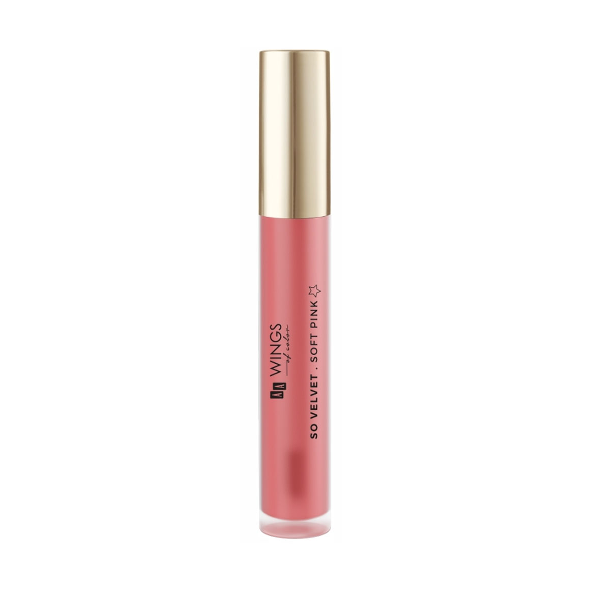 Рідка матова помада для губ AA Wings of Color So Velvet Matt Liquid Lipstick, Soft Pink, 5 мл