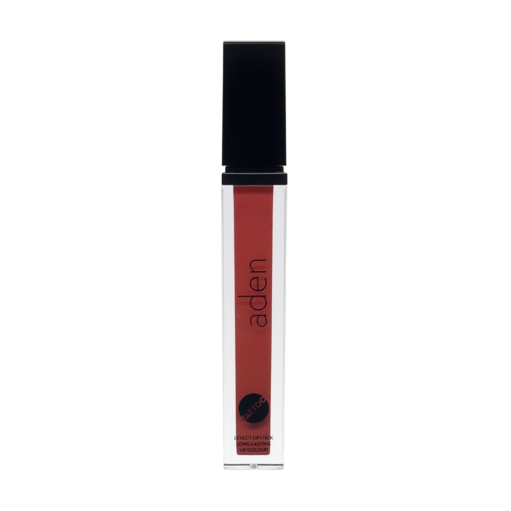 Рідка матова помада для губ Aden Tattoo Effect Lipstick, 02 Sweet Biscuit, 7 мл