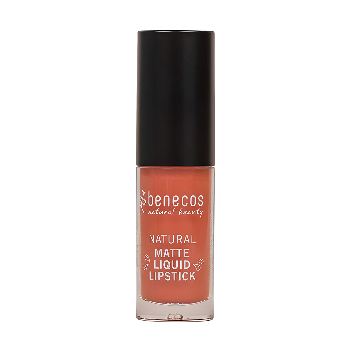 Рідка матова помада для губ Benecos Natural Matte Liquid Lipstick, Coral Kiss, 5 мл