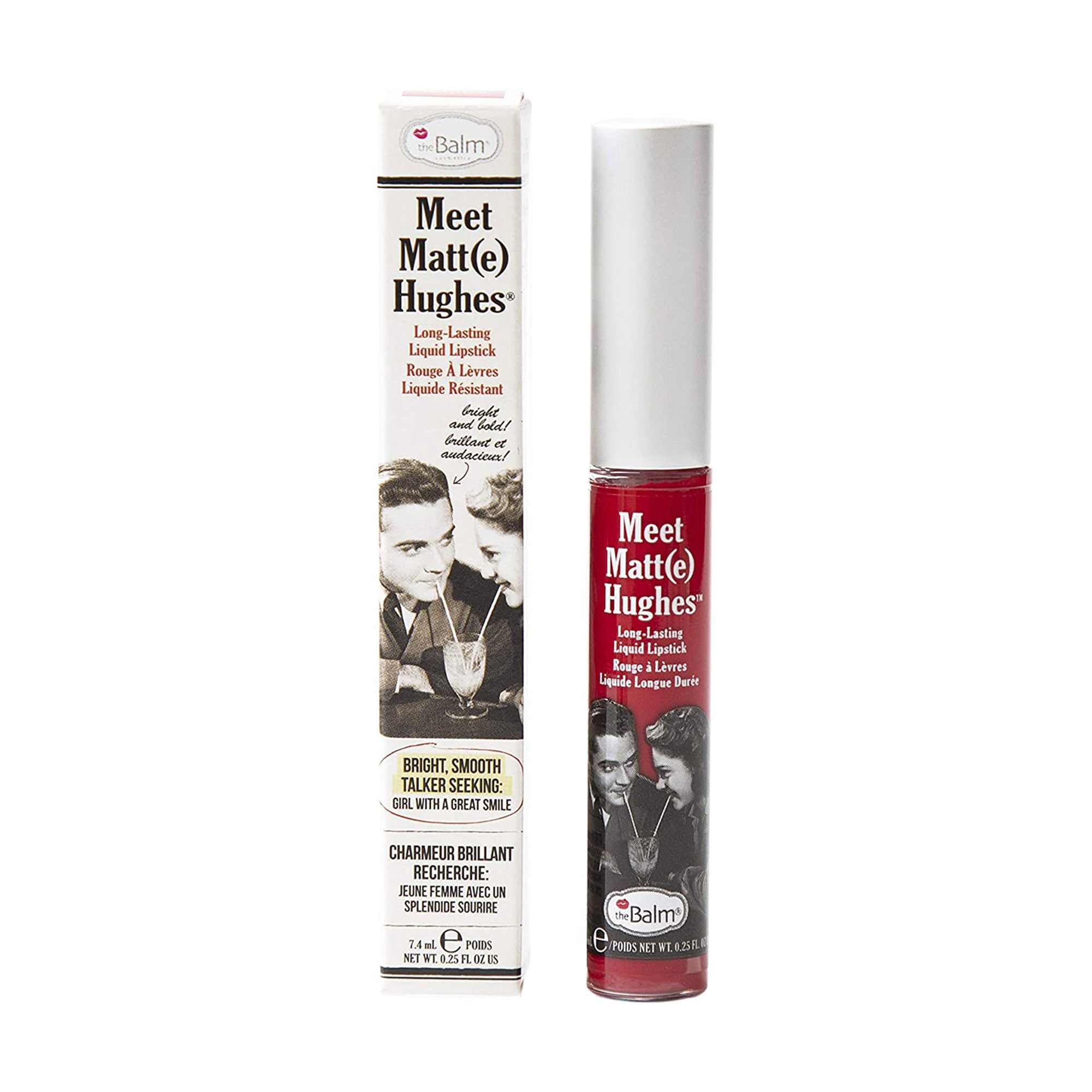 Рідка матова помада для губ theBalm Meet Matt(e) Hughes Long-Lasting Liquid Lipstick, Devoted, 7.4 мл
