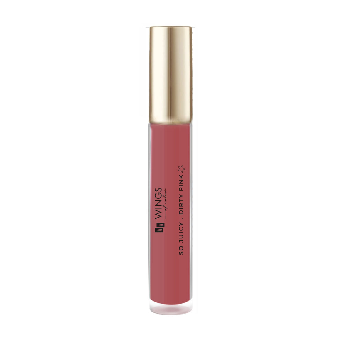 Рідка помада для губ AA Wings of Color So Juicy Lip Gloss, Dirty Pink, 5 мл