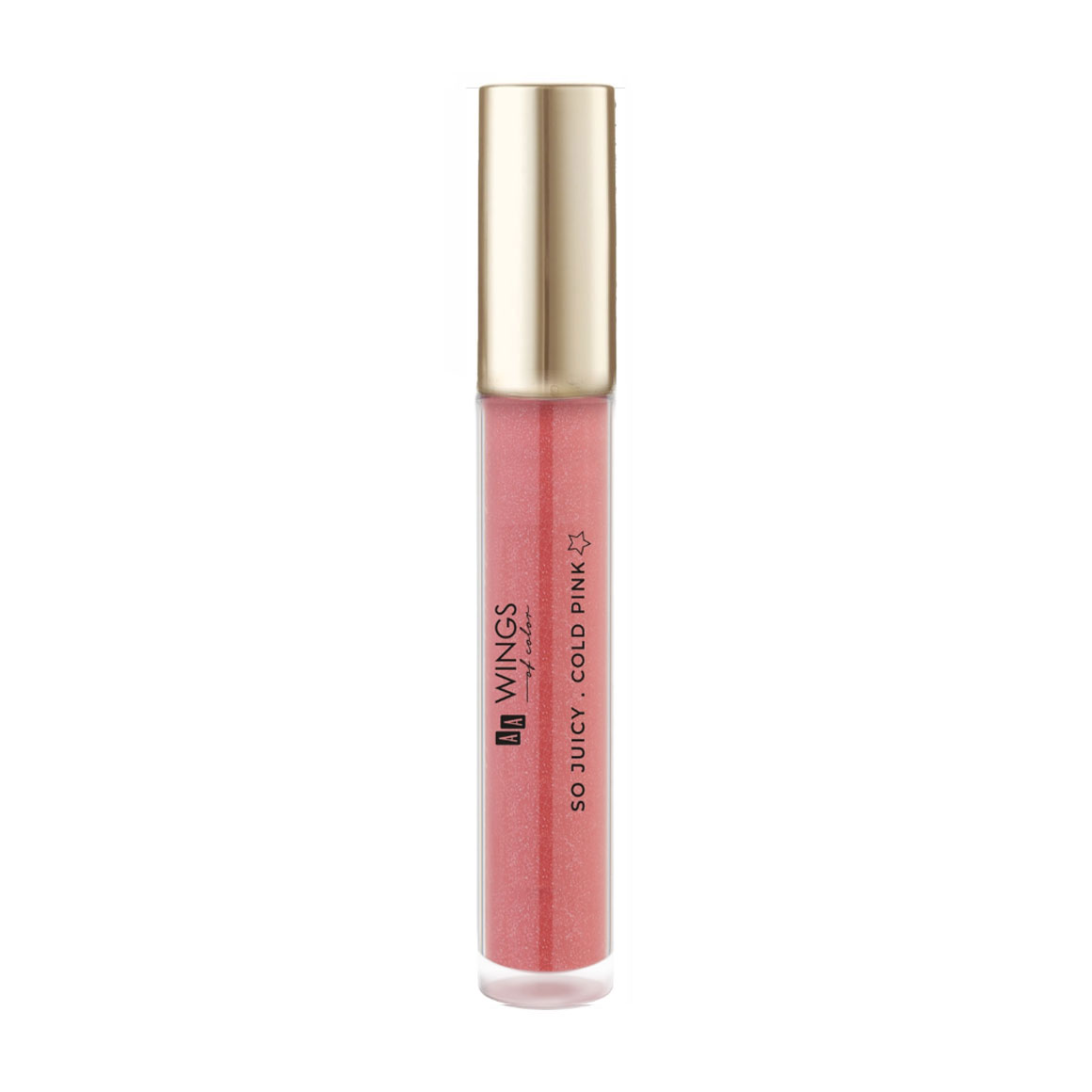 Рідка помада для губ AA Wings of Color So Juicy Lip Gloss, Cold Pink, 5 мл