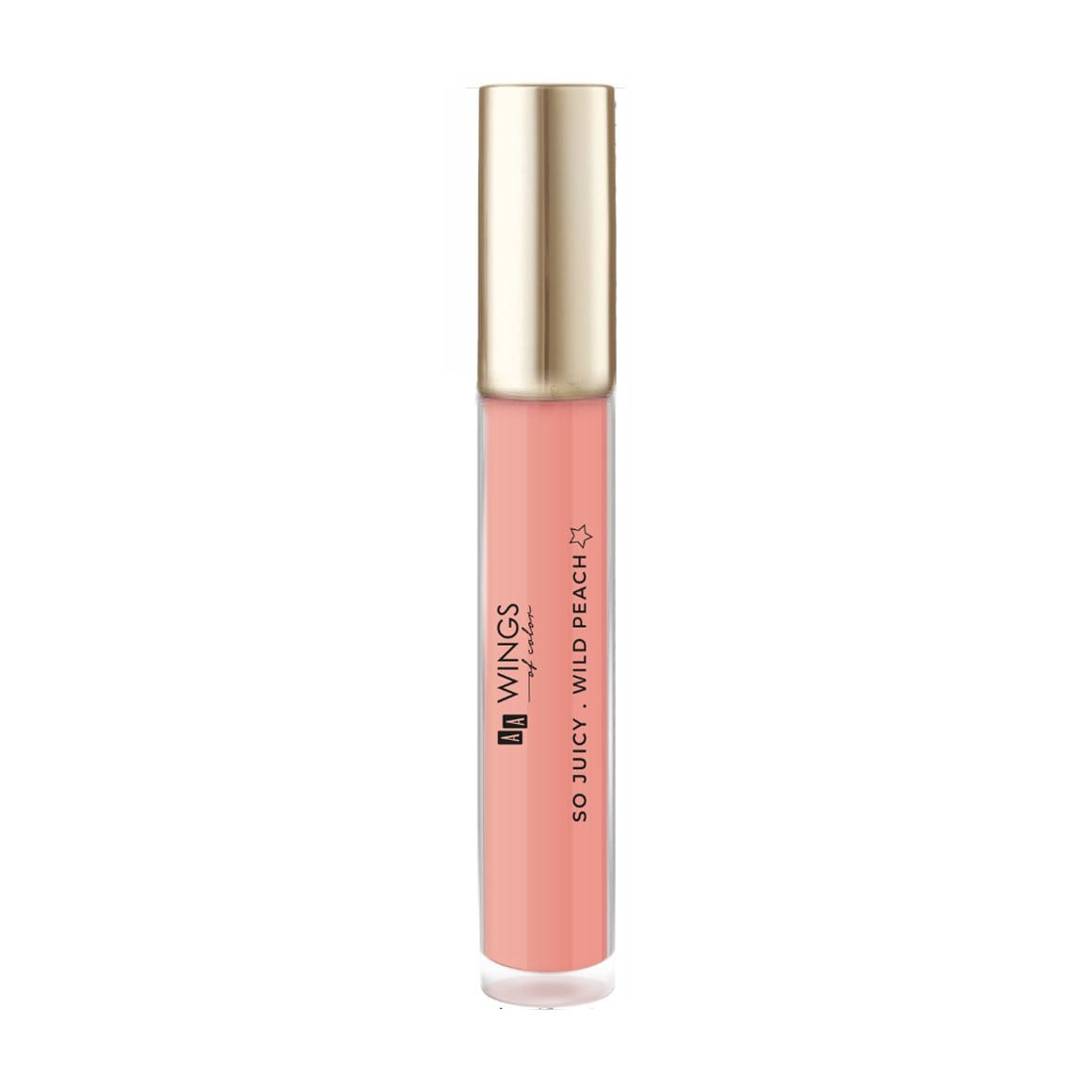 Рідка помада для губ AA Wings of Color So Juicy Lip Gloss, Wild Peach, 5 мл