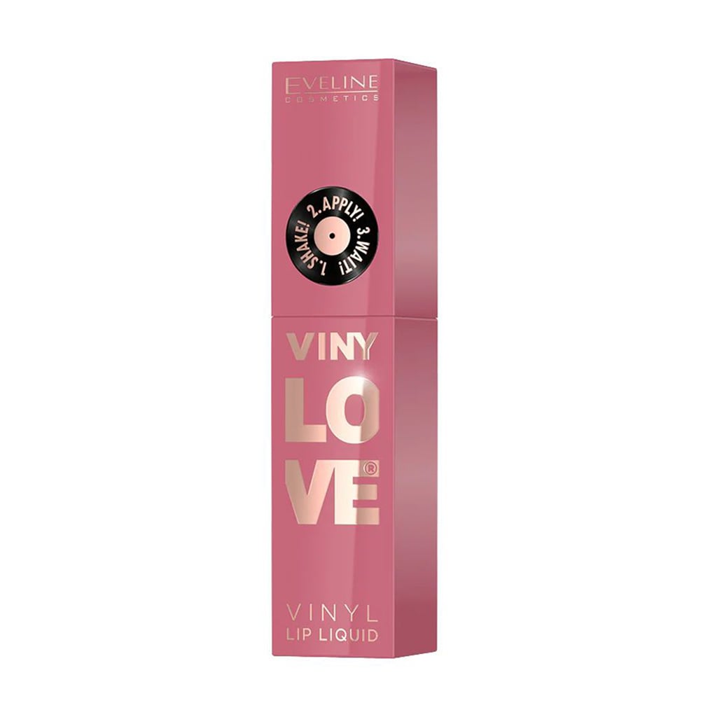 Рідка помада для губ Eveline Cosmetics VinyLove Vinyl Lip Liquid з вініловим фінішем, 05 Rosy, 4 мл
