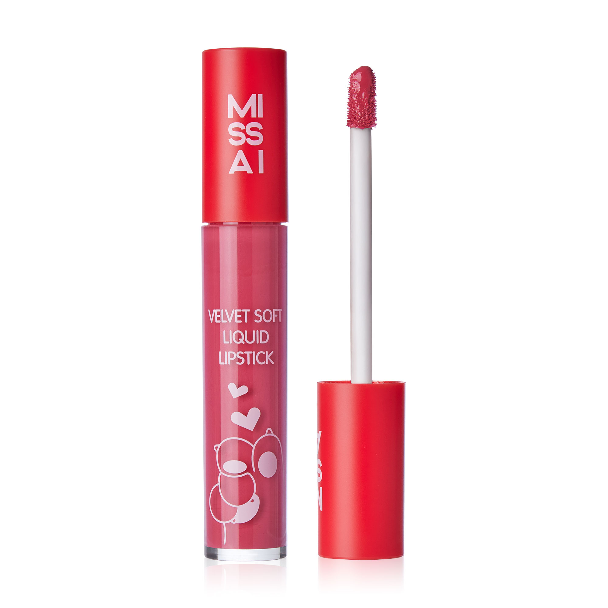 Рідка помада для губ Missai Velvet Soft Liquid Lipstick тон 04, 5 г