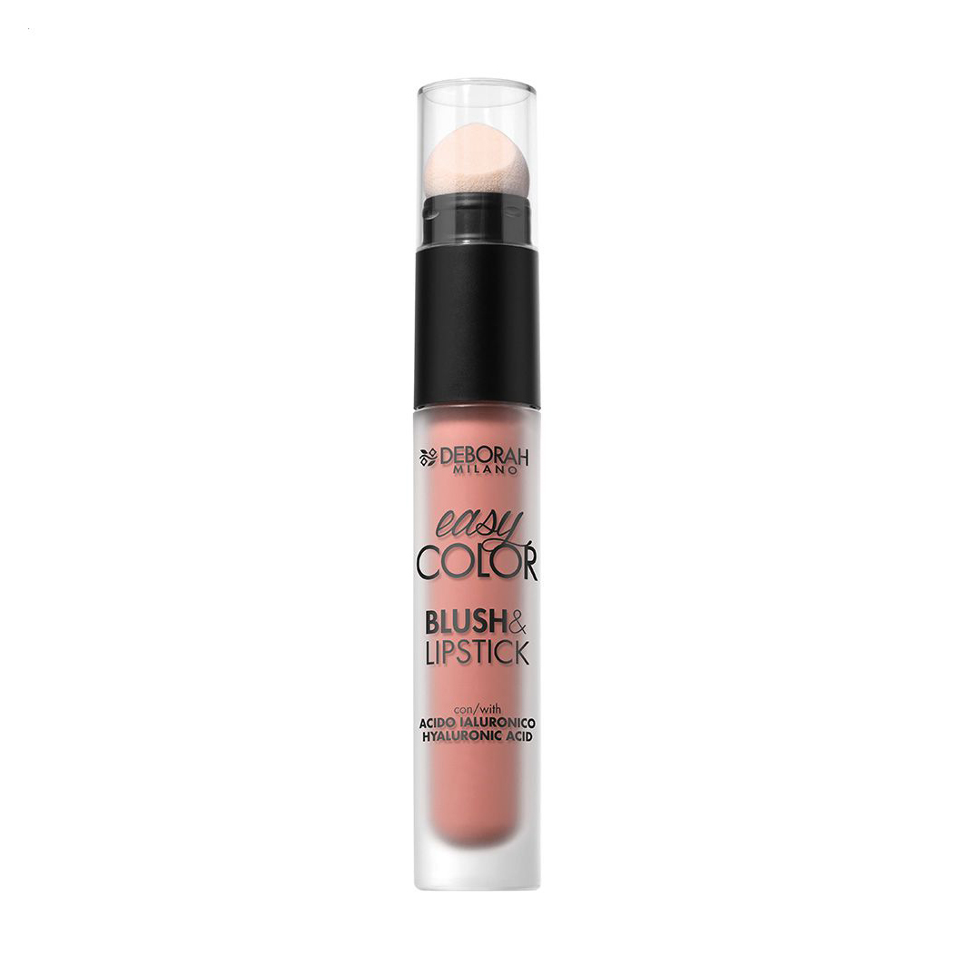 Рідка помада для губ та рум'яна 2 в 1 Deborah Easy Color Blush &amp; Lipstick 04 Peach Dreams, 4 мл