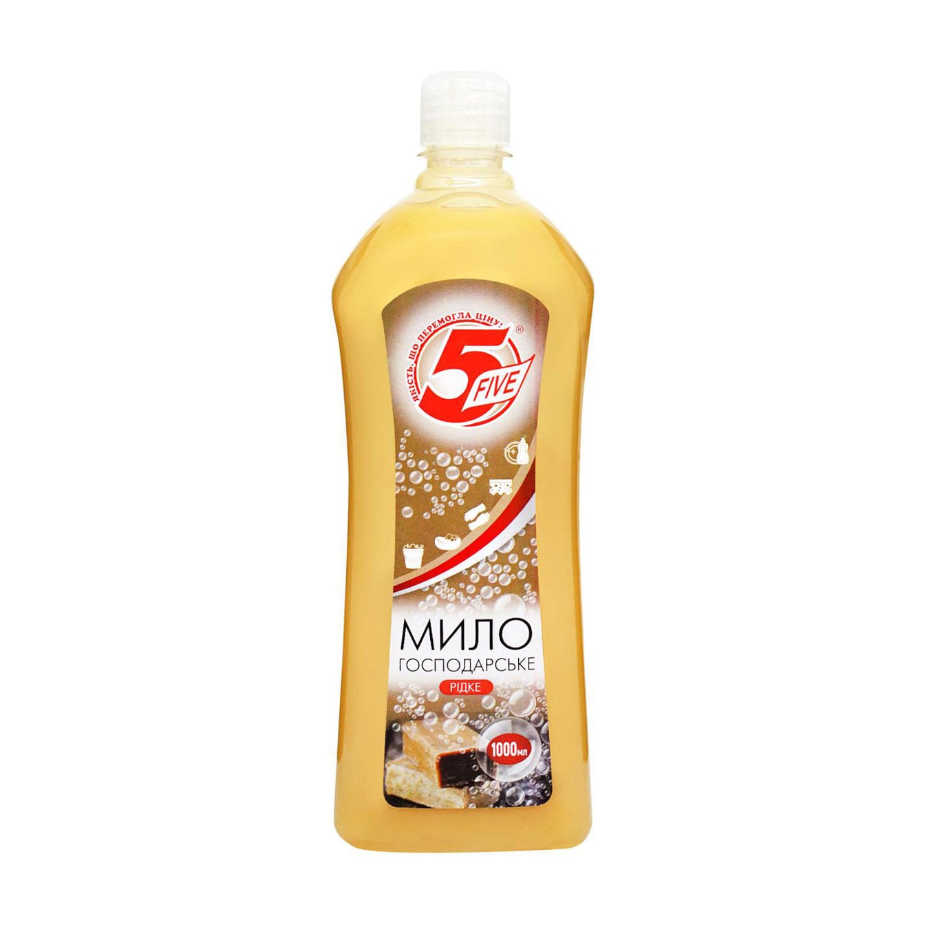 Рідке господарське мило Five, 1 л