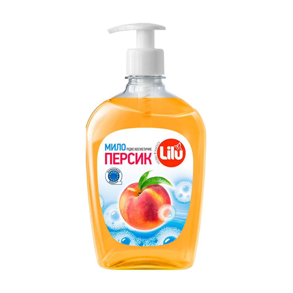 Рідке косметичне мило Lilu Персик, 500 мл
