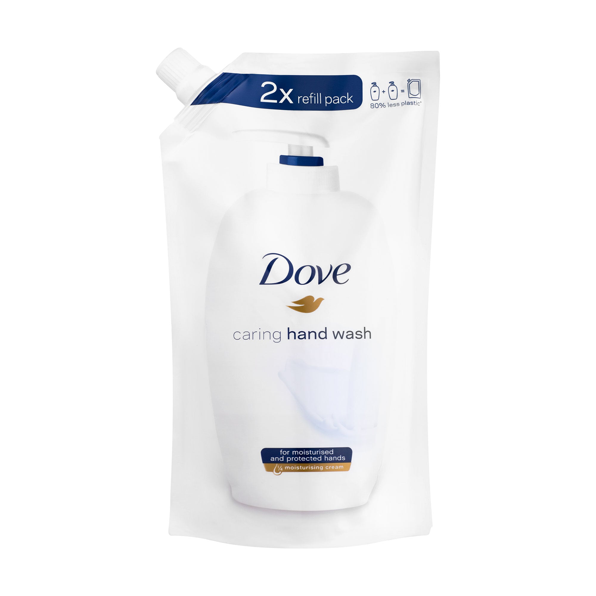 Рідке крем-мило Dove Caring Hand Wash Краса та догляд, 500 мл (дойпак)