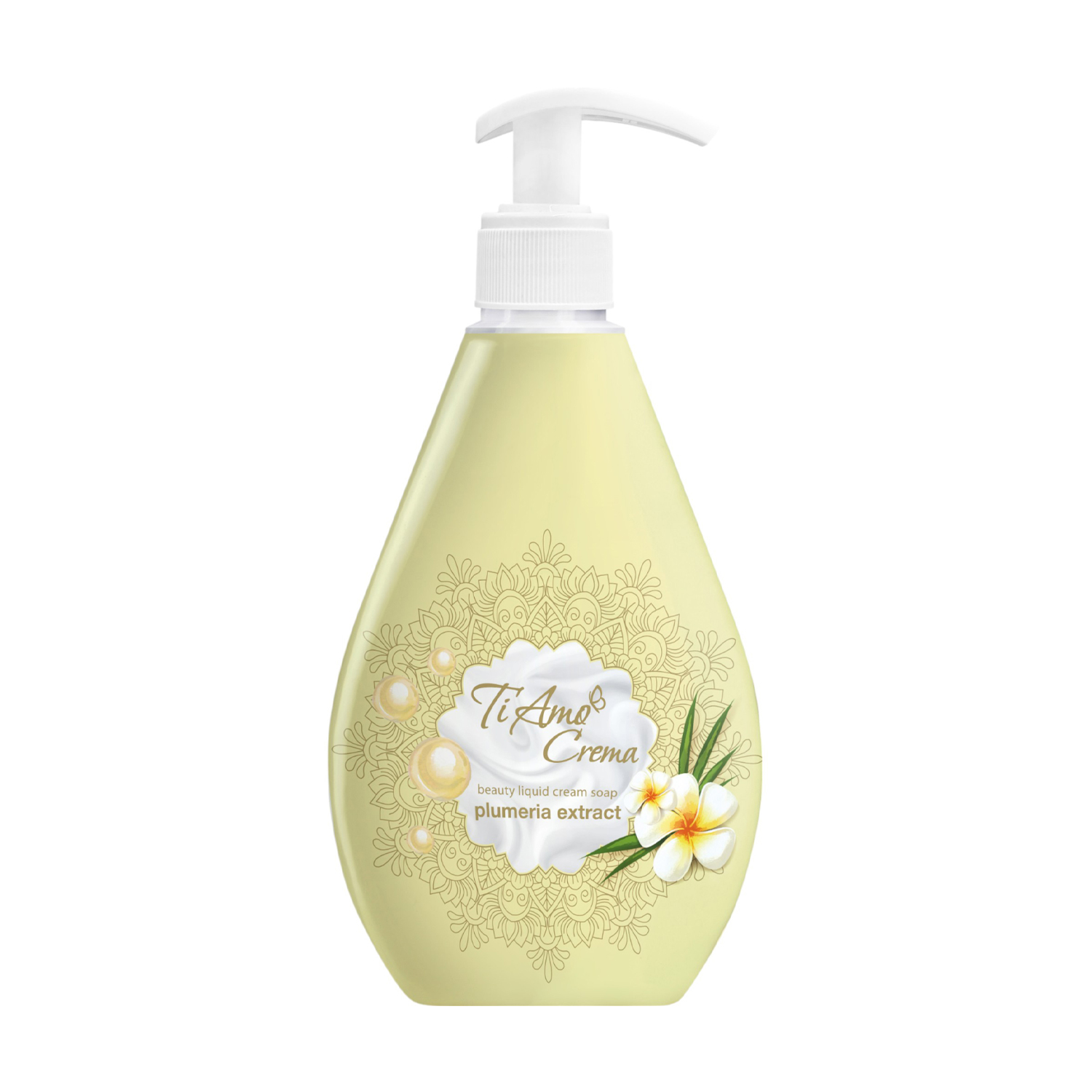 Рідке крем-мило Ti Amo Crema Beauty Liquid Cream Soap Plumeria Extract, 350 мл