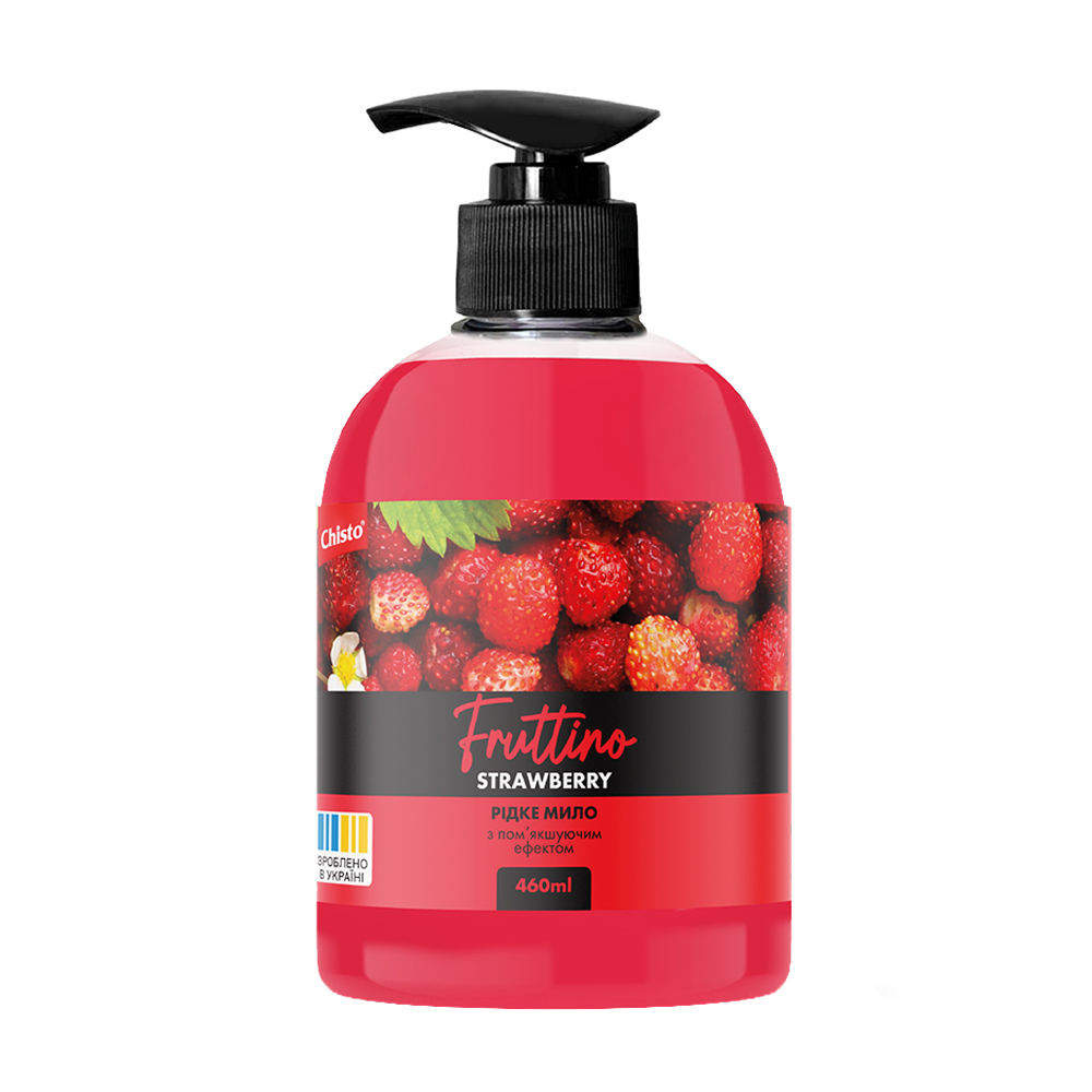 Рідке мило Chisto Fruttino Strawberry, 460 мл