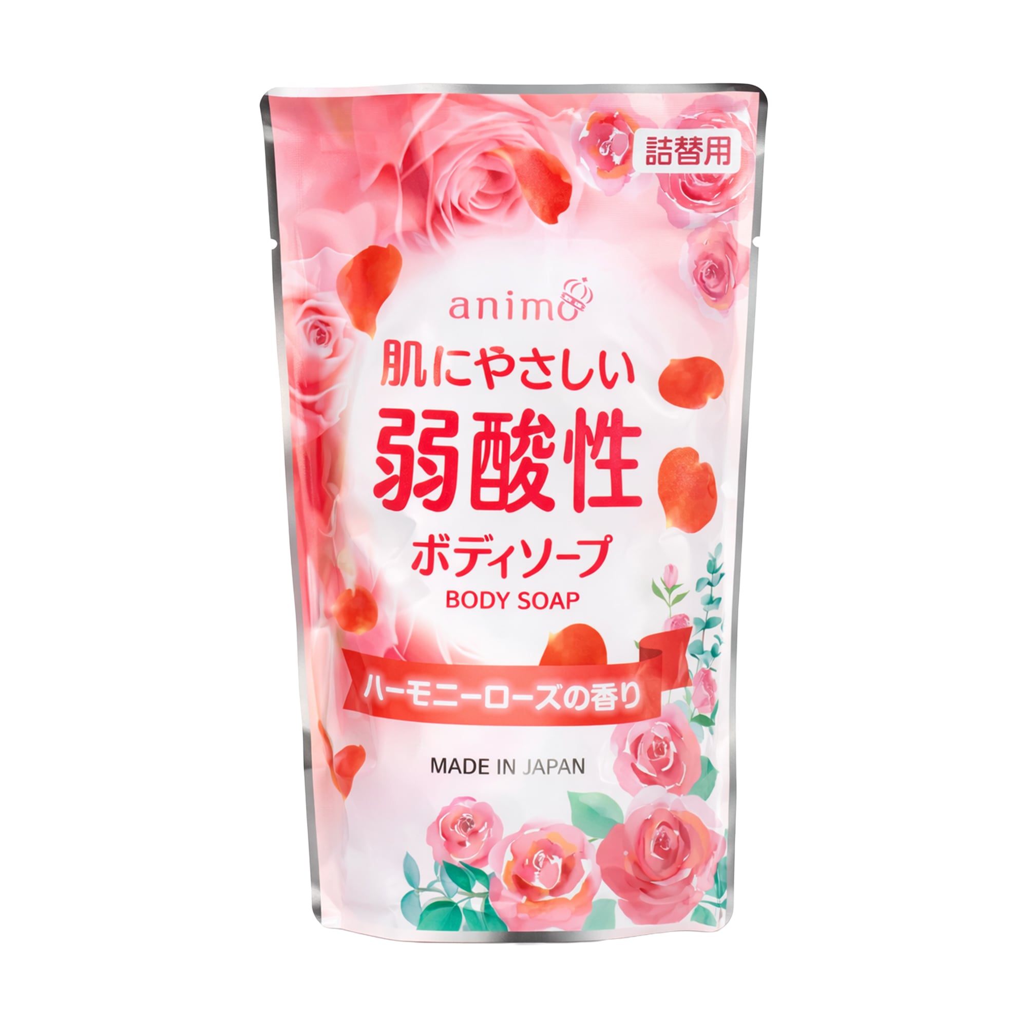 Рідке мило для тіла Rocket Soap Weak Acid Body Soap з ароматом троянди, 340 мл (дойпак)