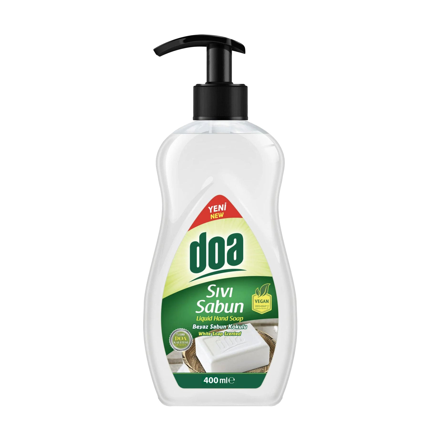 Рідке мило doa Liquid Hand Soap Біле універсальне, 400 мл