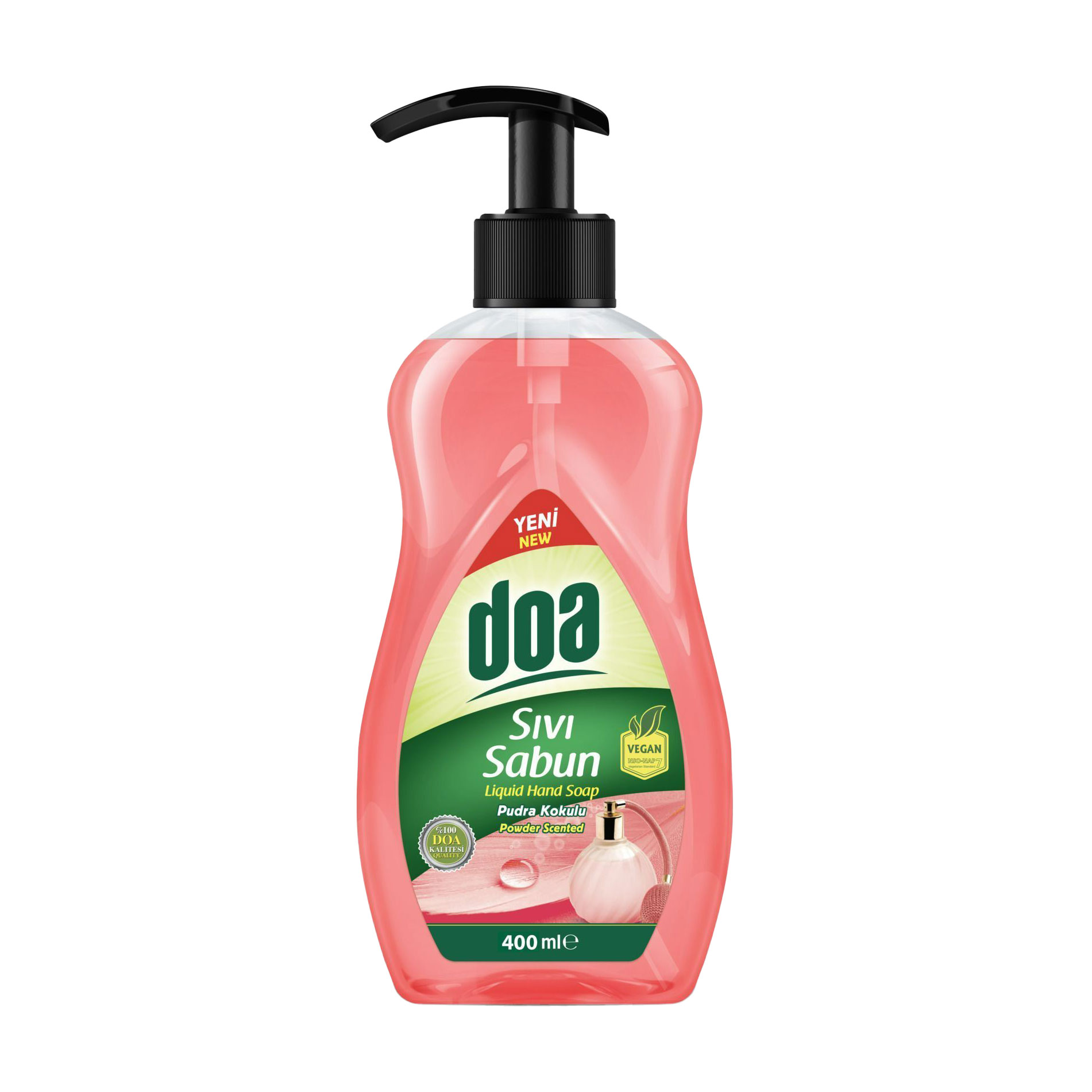 Рідке мило doa Liquid Hand Soap Ніжна пудра, 400 мл