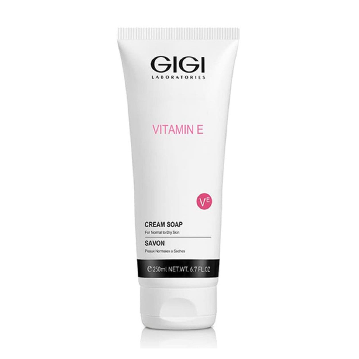 Рідке мило Gigi Vitamin E Cream Soap для нормальної та сухої шкіри обличчя, 250 мл