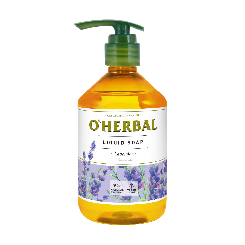 Рідке мило O'Herbal з екстрактом лаванди, 500 мл