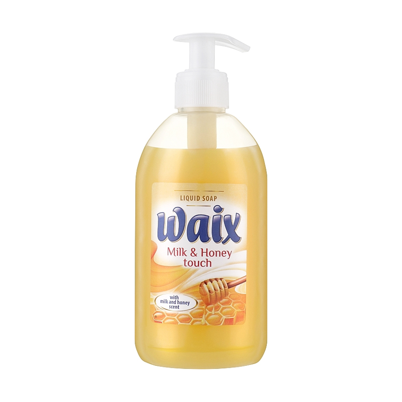 Рідке мило WAIX Liquid Soap Milk &amp; Honey Touch Молоко та мед, 500 мл