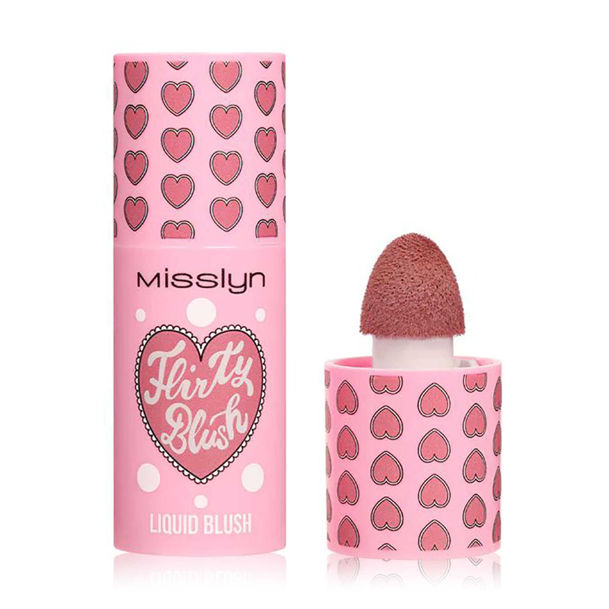 Рідкі рум'яна для обличчя Misslyn Flirty Blush Liquid Blush 15 Soft Coral, 7.3 мл