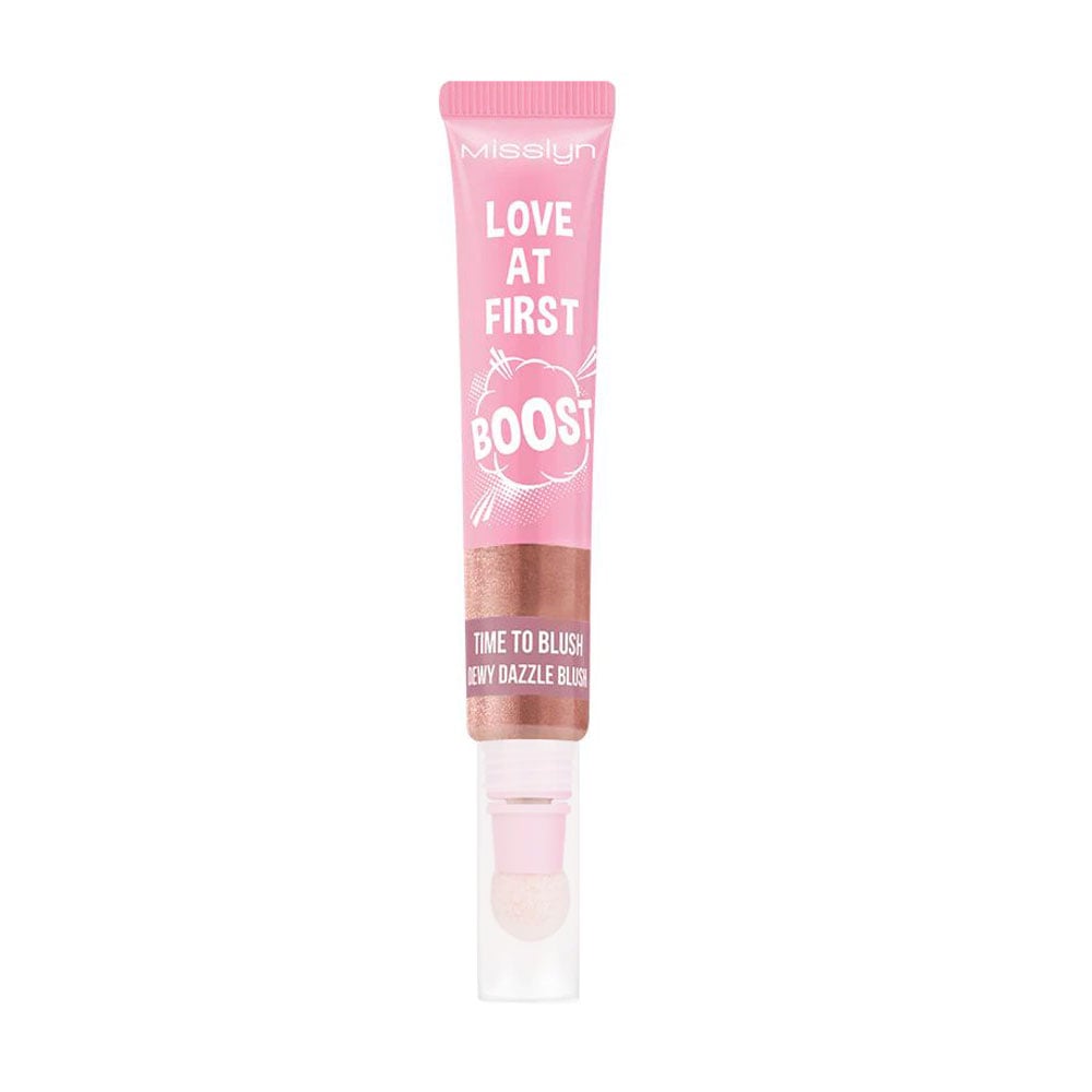 Рідкі рум'яна для обличчя Misslyn Love At First Boost Dewy Dazzle Blush 01 You Glow This, 10 мл