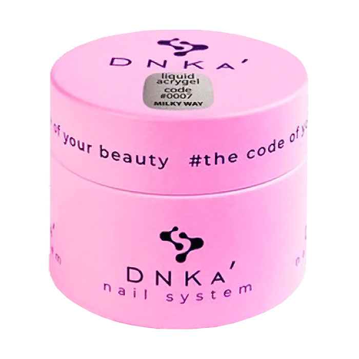 Рідкий акрил-гель для нігтів DNKa' Liquid Acrygel 0007 Milky Way, 15 мл