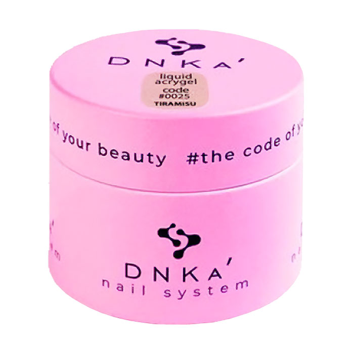 Рідкий акрил-гель для нігтів DNKa' Liquid Acrygel 0025 Tiramisu, 15 мл