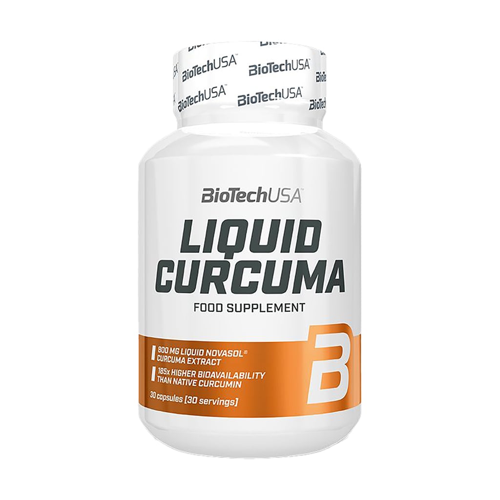 Рідкий екстракт кореня куркуми BioTechUSA Liquid Curcuma, 30 капсул