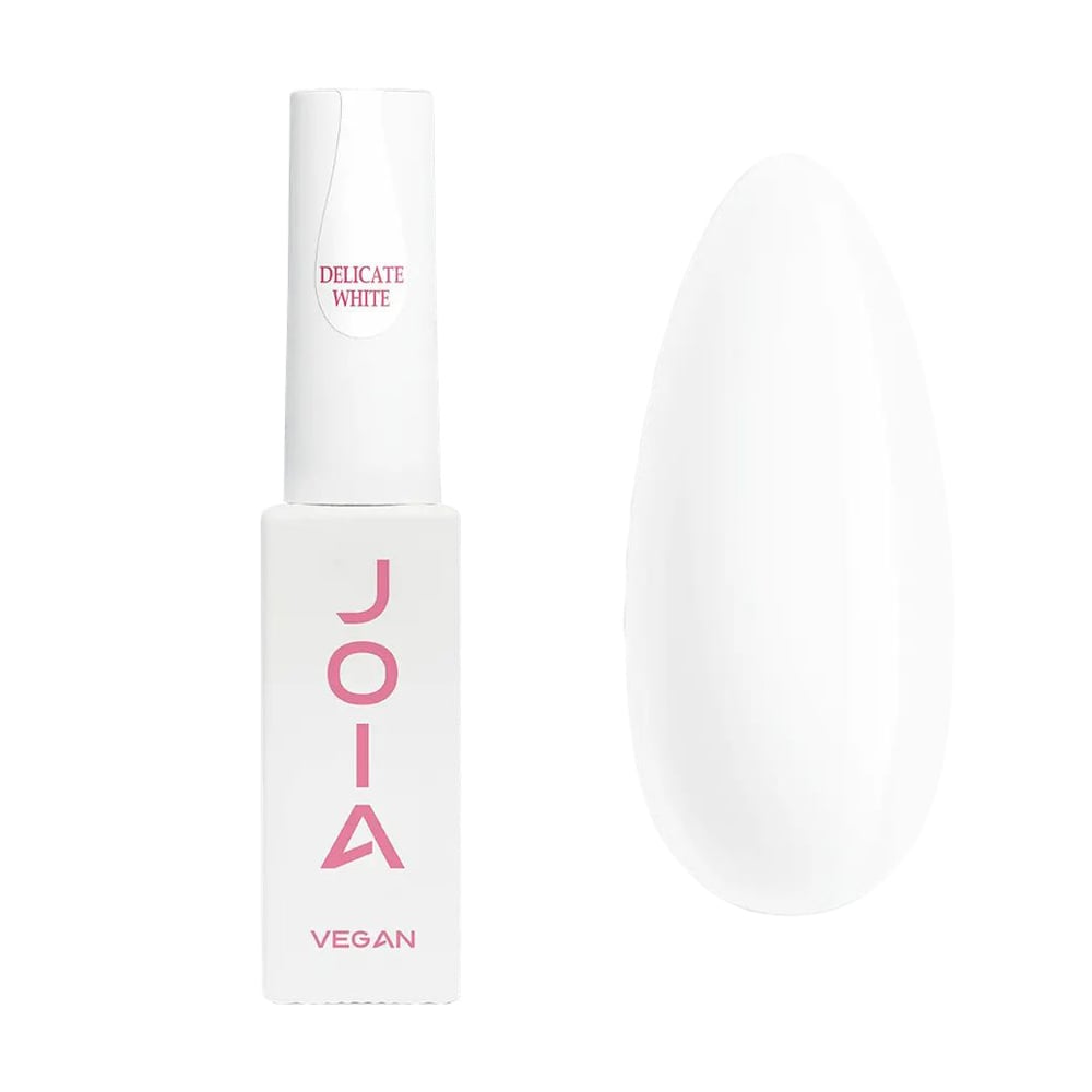 Рідкий гель для укріплення та моделювання нігтів JOIA vegan PolyLiquid Gel, Delicate White, 8 мл