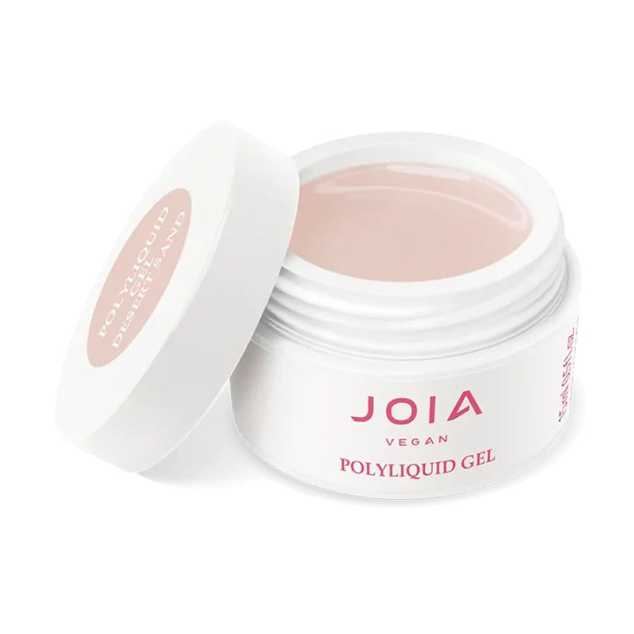 Рідкий гель для укріплення та моделювання нігтів JOIA vegan PolyLiquid Gel, Desert Sand, 15 мл