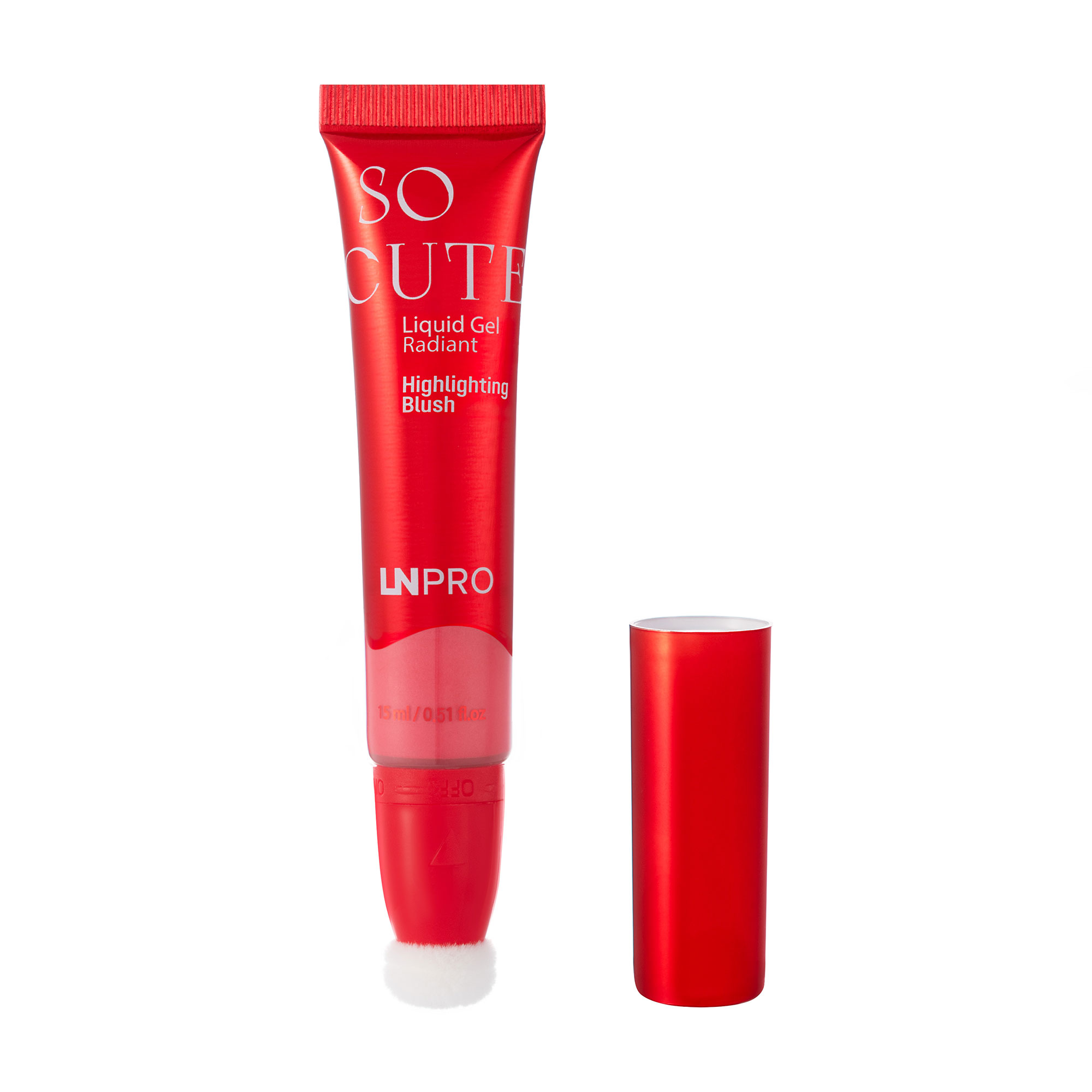 Рідкий гелевий хайлайтер для обличчя LN Pro So Cute Liquid Gel Radiant Highlighting Blush 109, 15 мл