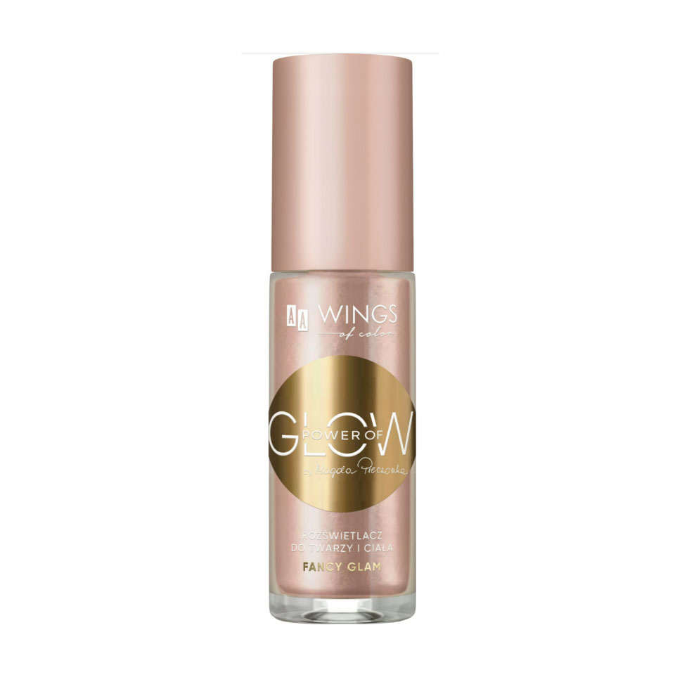 Рідкий хайлайтер для обличчя AA Wings of Color Power of Glow Highlighter, Fancy Glam, 30 мл