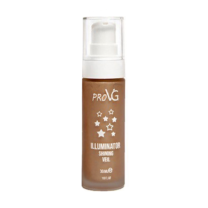 Рідкий хайлайтер для обличчя PROVG Illuminator Shining Veil SV-04 Діамантове блаженство, 30 мл