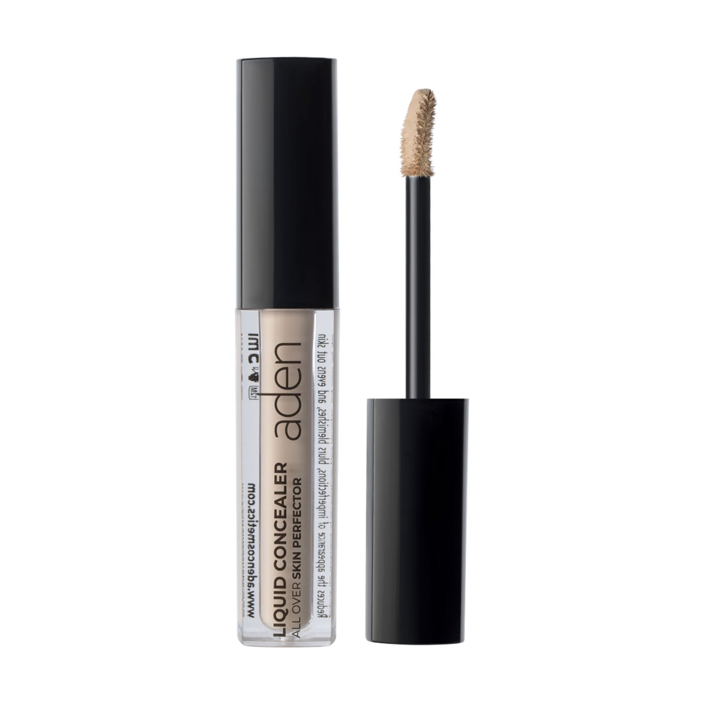 Рідкий консилер для обличчя Aden Liquid Concealer Under Cover Perfector 01 Porcelan, 5 мл