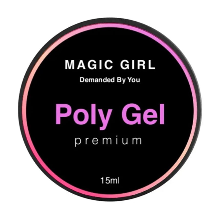 Рідкий полігель для нігтів Magic Girl, №2 Пудровий, 15 мл