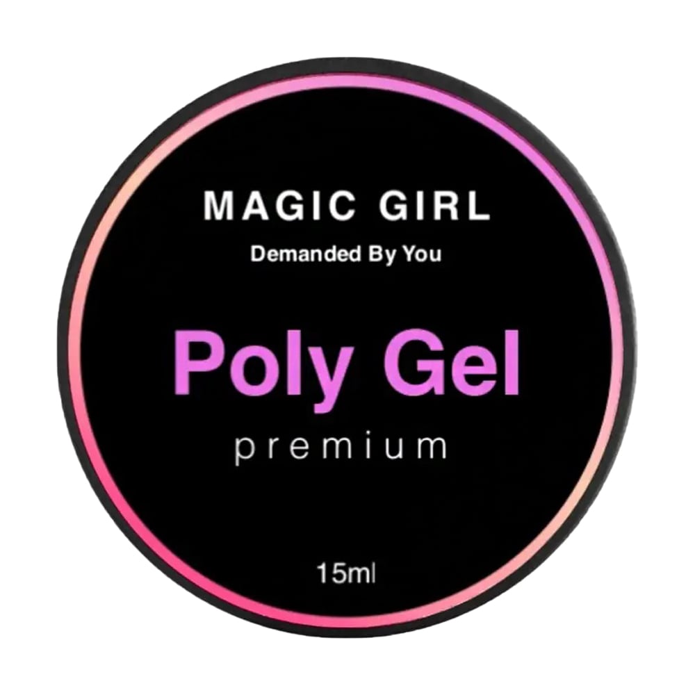 Рідкий полігель для нігтів Magic Girl, №6 Жовтий, 15 мл
