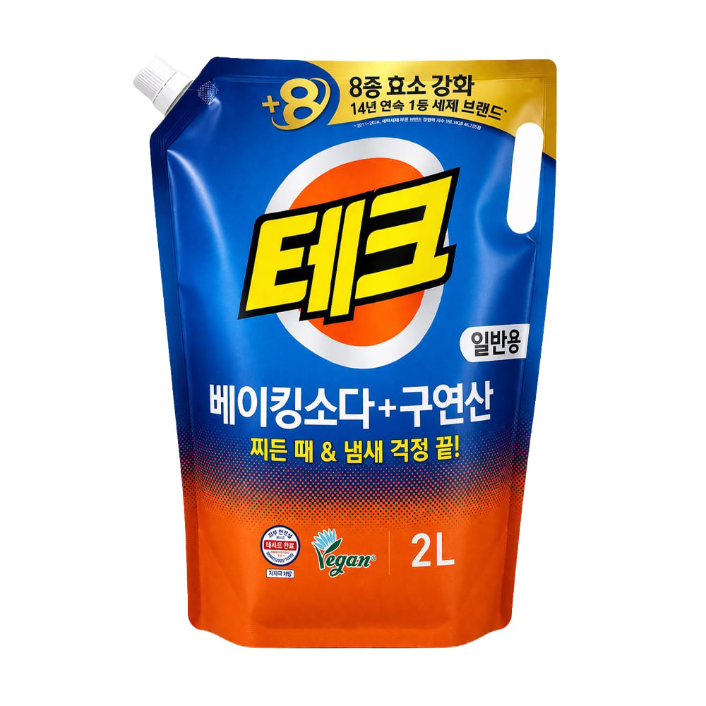 Рідкий засіб для прання LG Household &amp; Health Tech Bego Detergent General Універсальний, 2 л (дойпак)