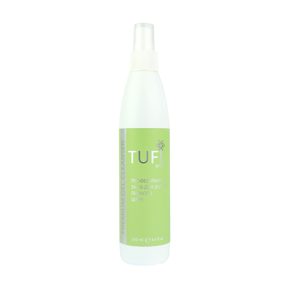 Рідина для видалення липкого шару Tufi profi Premium Gel Cleanser, 250 мл