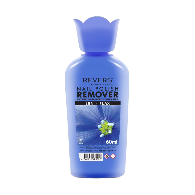 Рідина для зняття лаку Revers Cosmetics Nail Polish Remover Flax, 60 мл