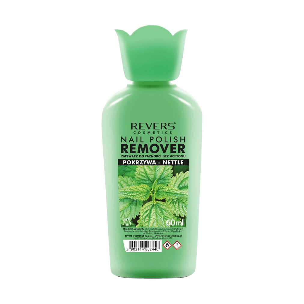 Рідина для зняття лаку Revers Cosmetics Nail Polish Remover Nettle, 60 мл