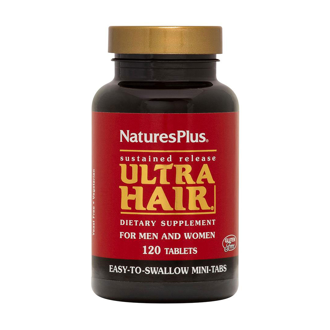 Ріст та оздоровлення волосся NaturesPlus Ultra Hair, 120 таблеток