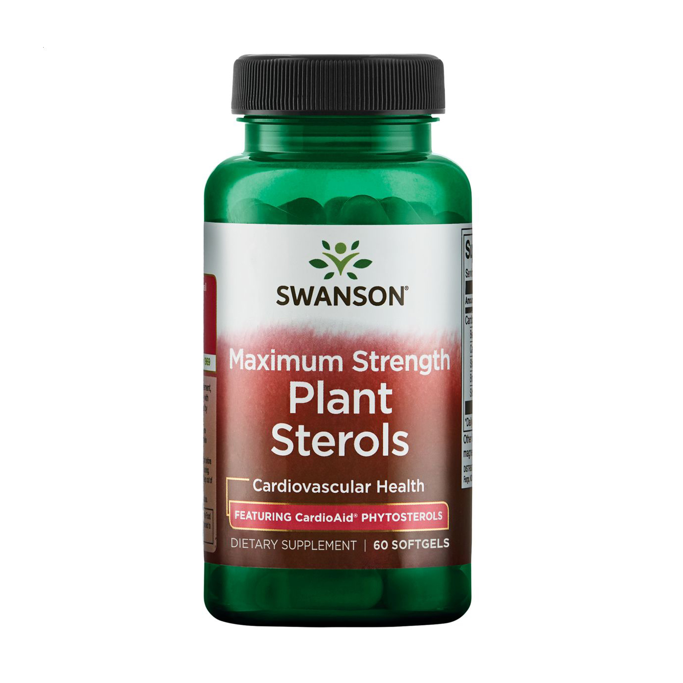 Рослинні стерини максимальної міцності Swanson Maximum Strength Plant Sterols, 60 гелевих капсул
