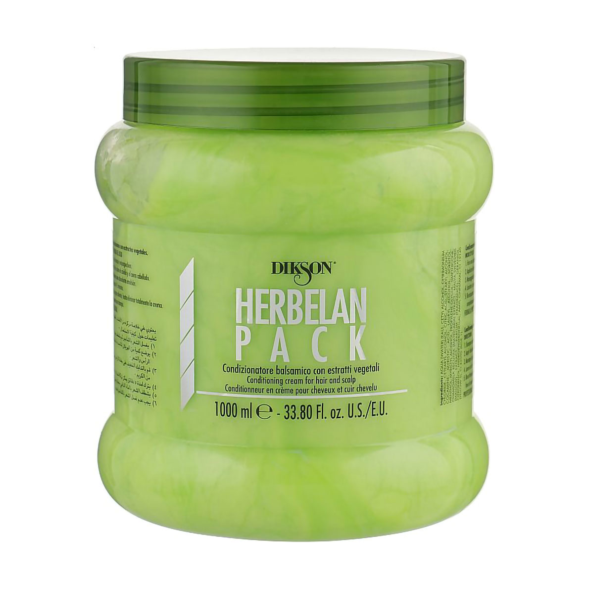 Рослинний кондиціонувальний крем для волосся та шкіри голови Dikson Herbelan Pack Condition Cream, 1 л