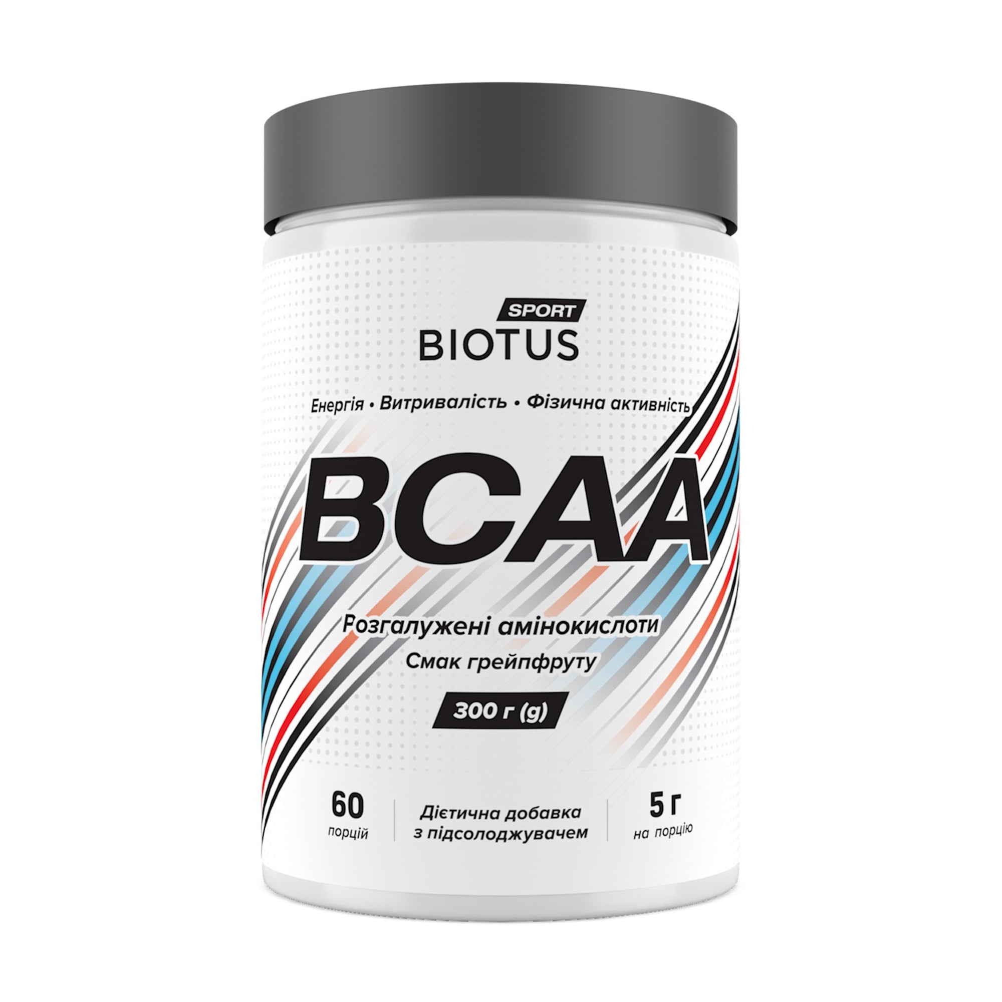 Розгалужені амінокислоти Biotus BCAA зі смаком грейпфрута, в порошку, 300 г
