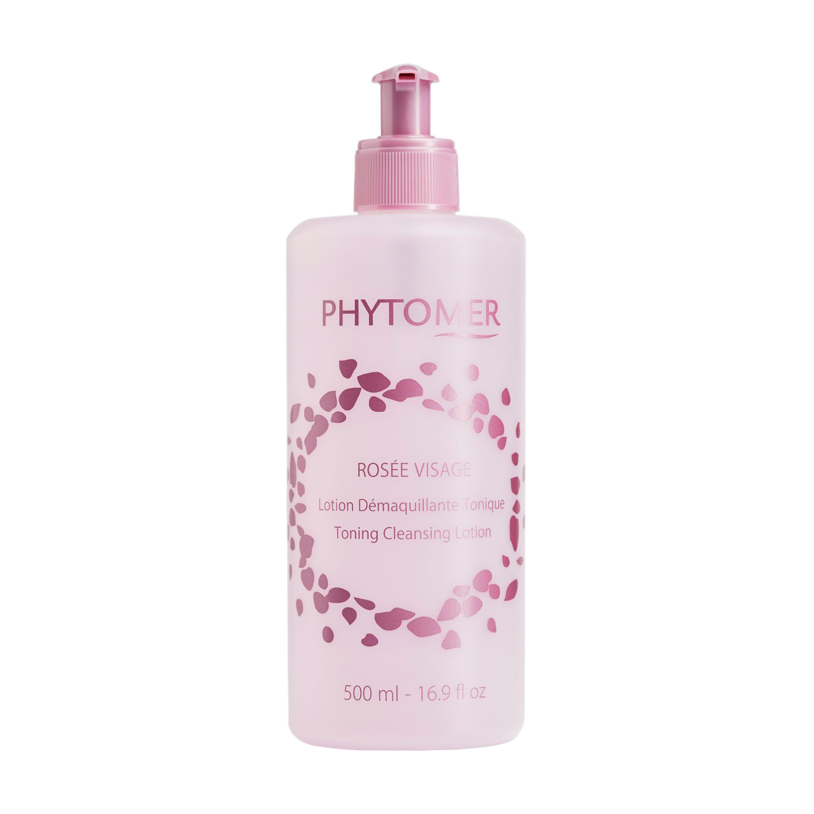 Рожева вода для зняття макіяжу Phytomer Rosee Visage Toning Cleansing Lotion, 500 мл