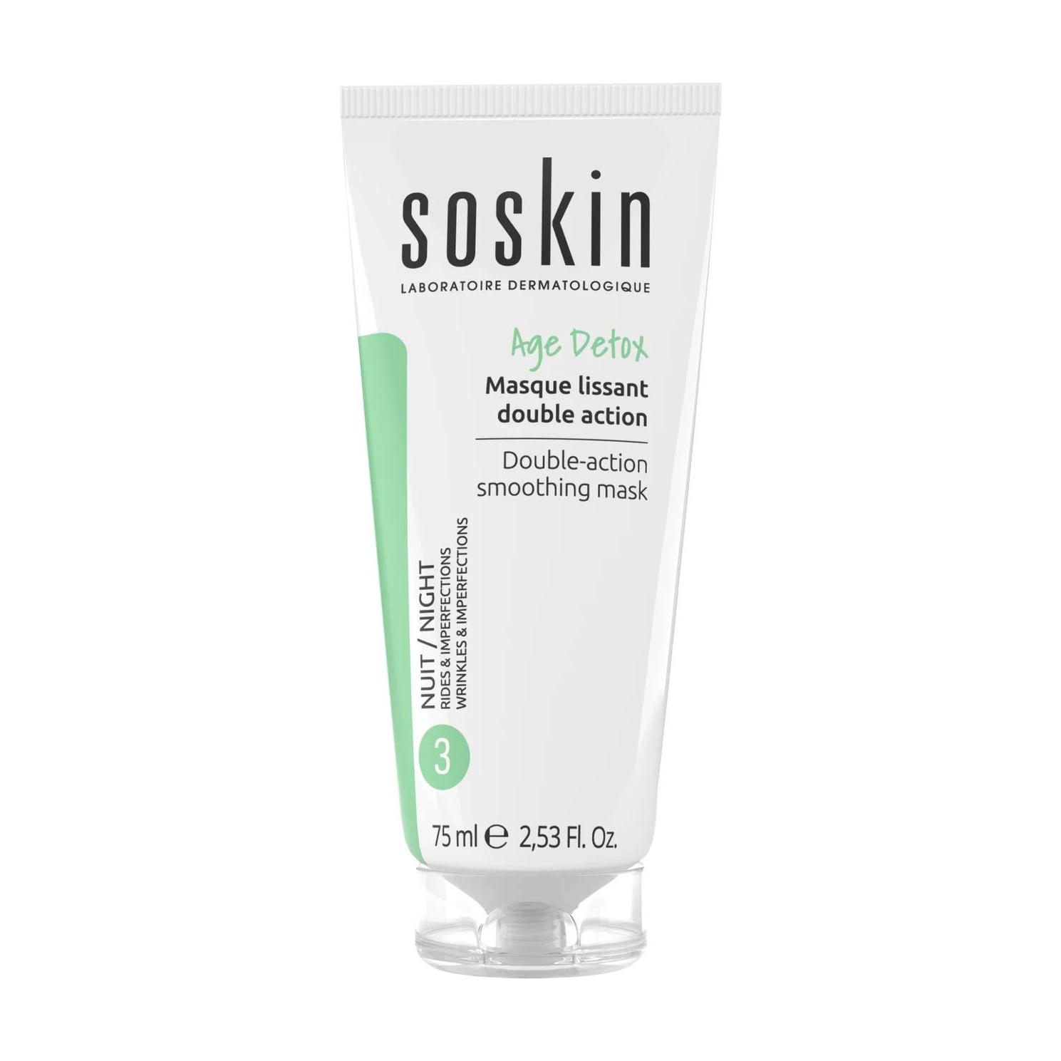 Розгладжувальна маска для обличчя Soskin Dual Action Smoothing Mask Age Detox, 75 мл