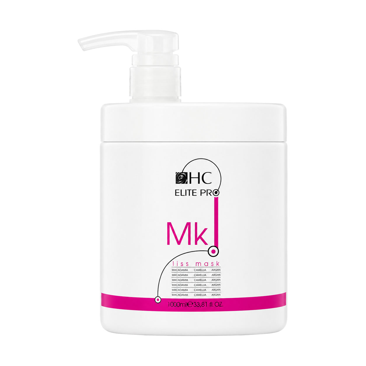 Розгладжувальна маска для волосся Hairconcept Liss Mask, 1 л